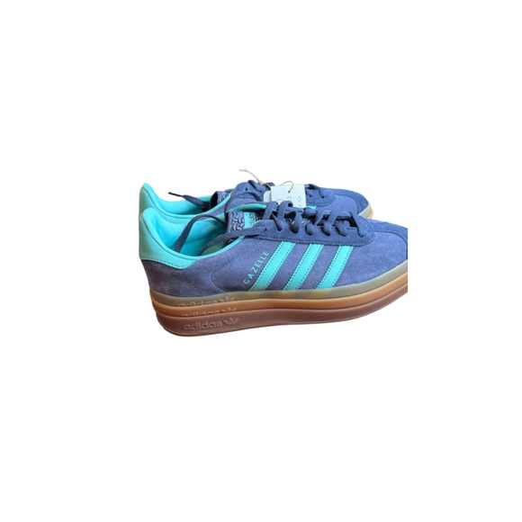 Women's Adidas Gazelle Bold Blue Teal Sneakers Size 8 - Picture 4 of 7